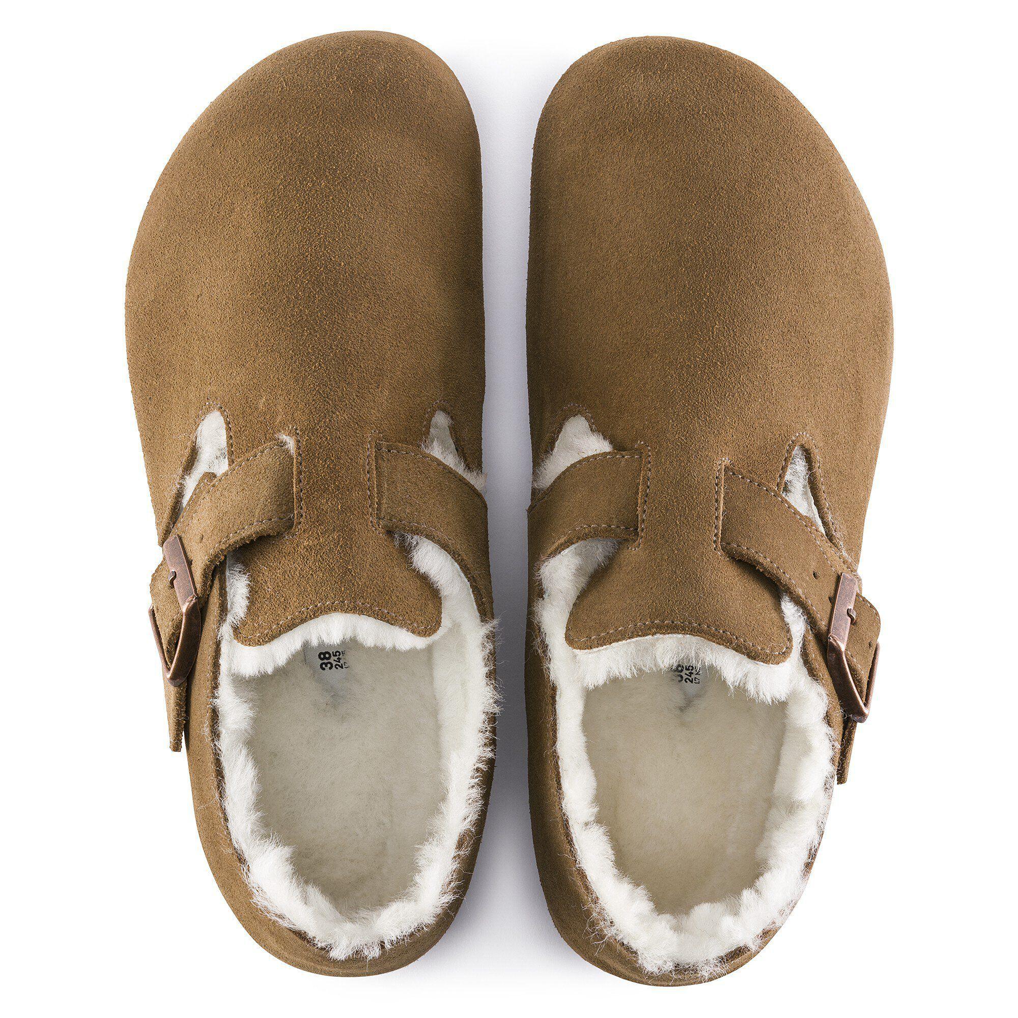 London Shearling Suede Leather Product Image