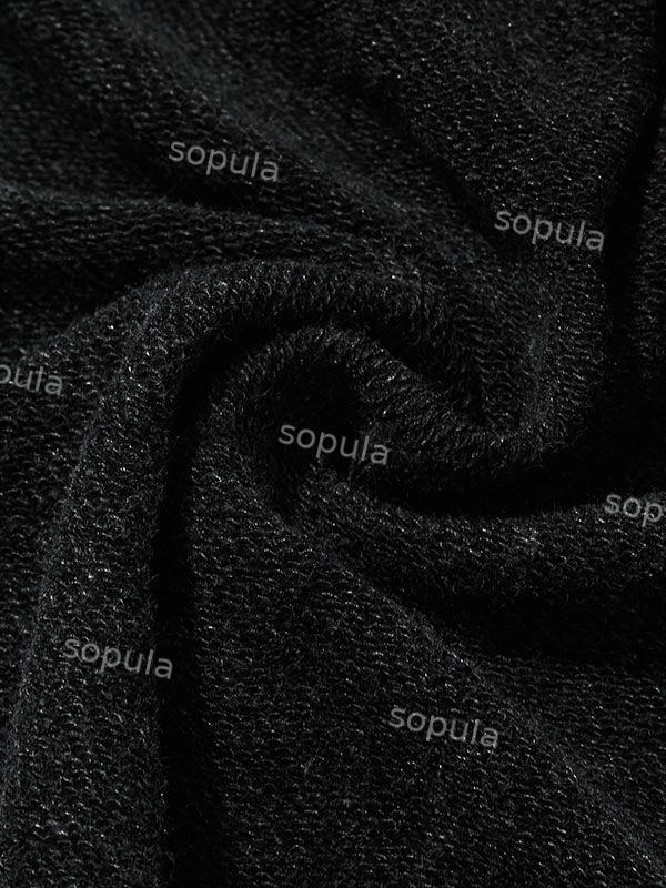 Sopula Vintage Street Portrait Graphic Print Washed Hoodie Product Image