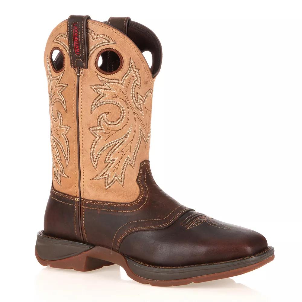 Durango Rebel Men's Waterproof Steel-Toe Western Boots,  Product Image