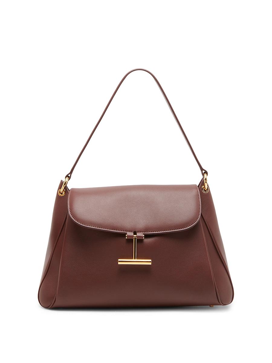 Womens Tara Medium Leather Shoulder Bag Product Image