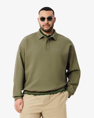 Men's Loose Fit Piqué Sweatshirt Product Image