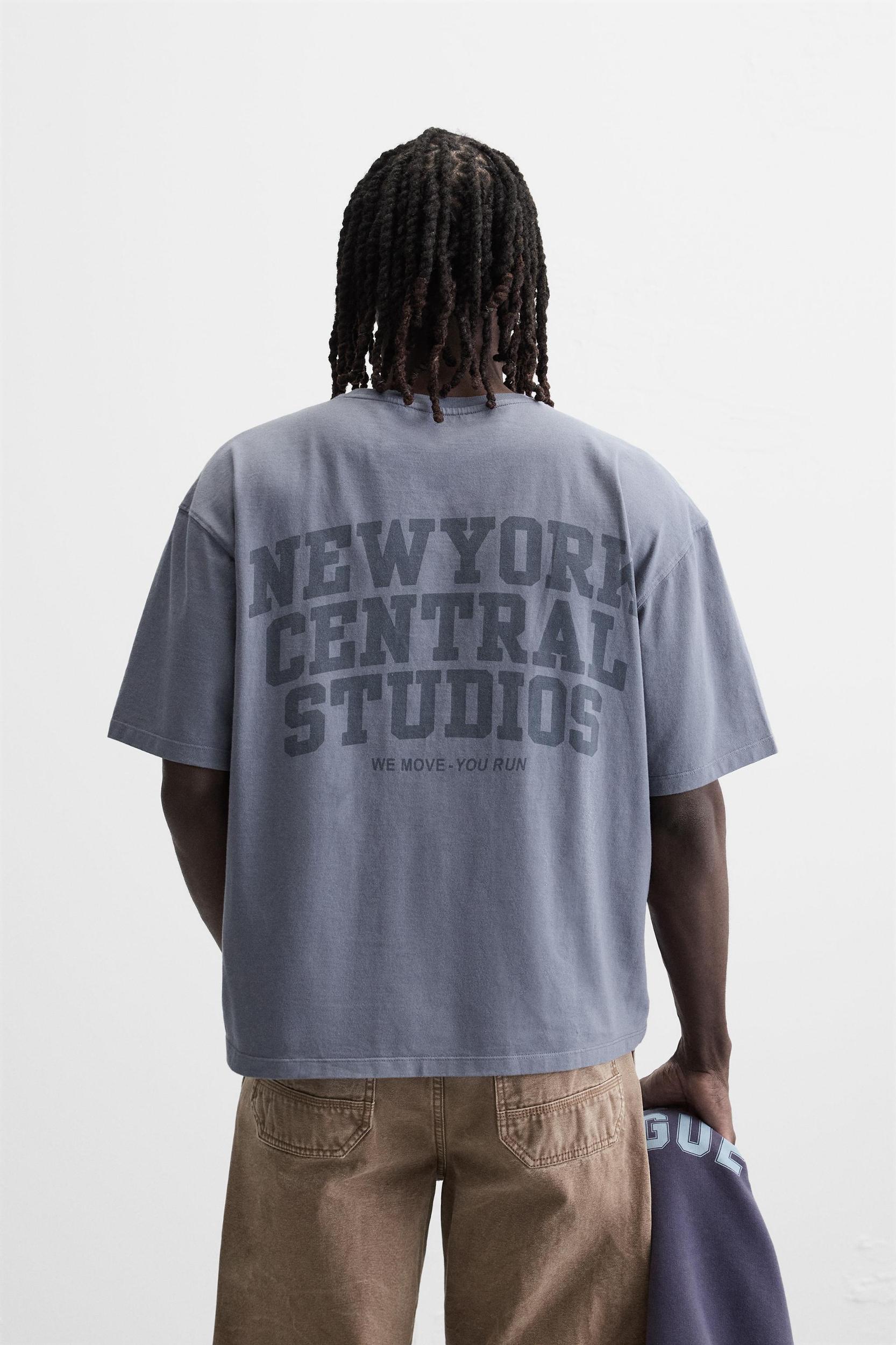 WASHED TEXT T-SHIRT Product Image
