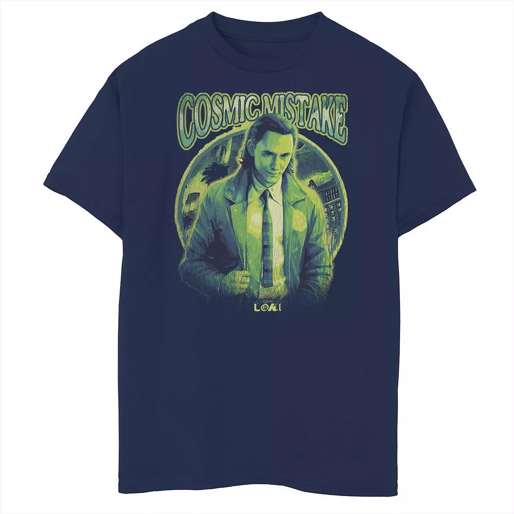 Boys 6-20 Marvel Studios Loki Cosmic Mistake Green Hue Portrait Graphic Tee, Boy's,  Product Image