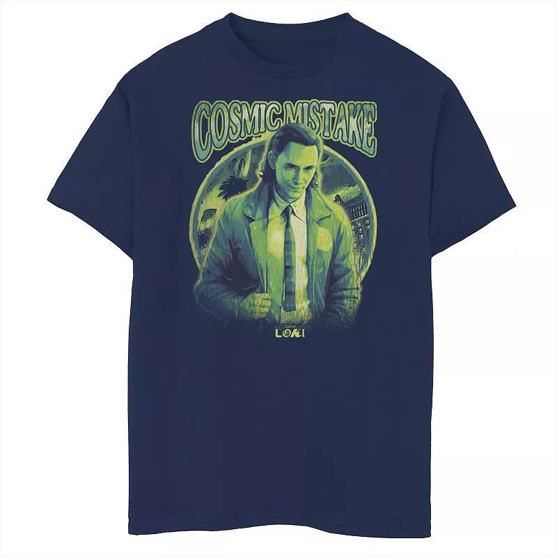 Boys 6-20 Marvel Studios Loki Cosmic Mistake Green Hue Portrait Graphic Tee, Boy's,  Product Image