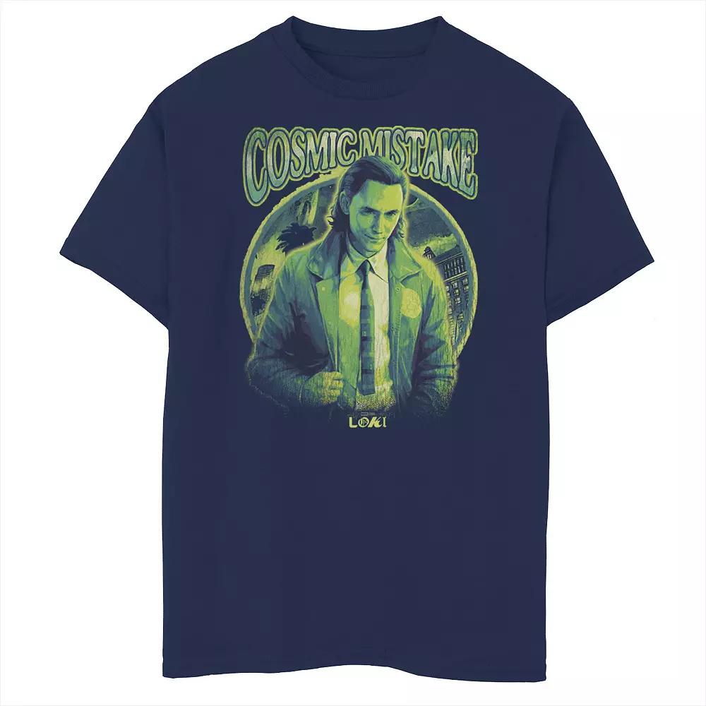 Boys 6-20 Marvel Studios Loki Cosmic Mistake Green Hue Portrait Graphic Tee, Boy's,  Product Image
