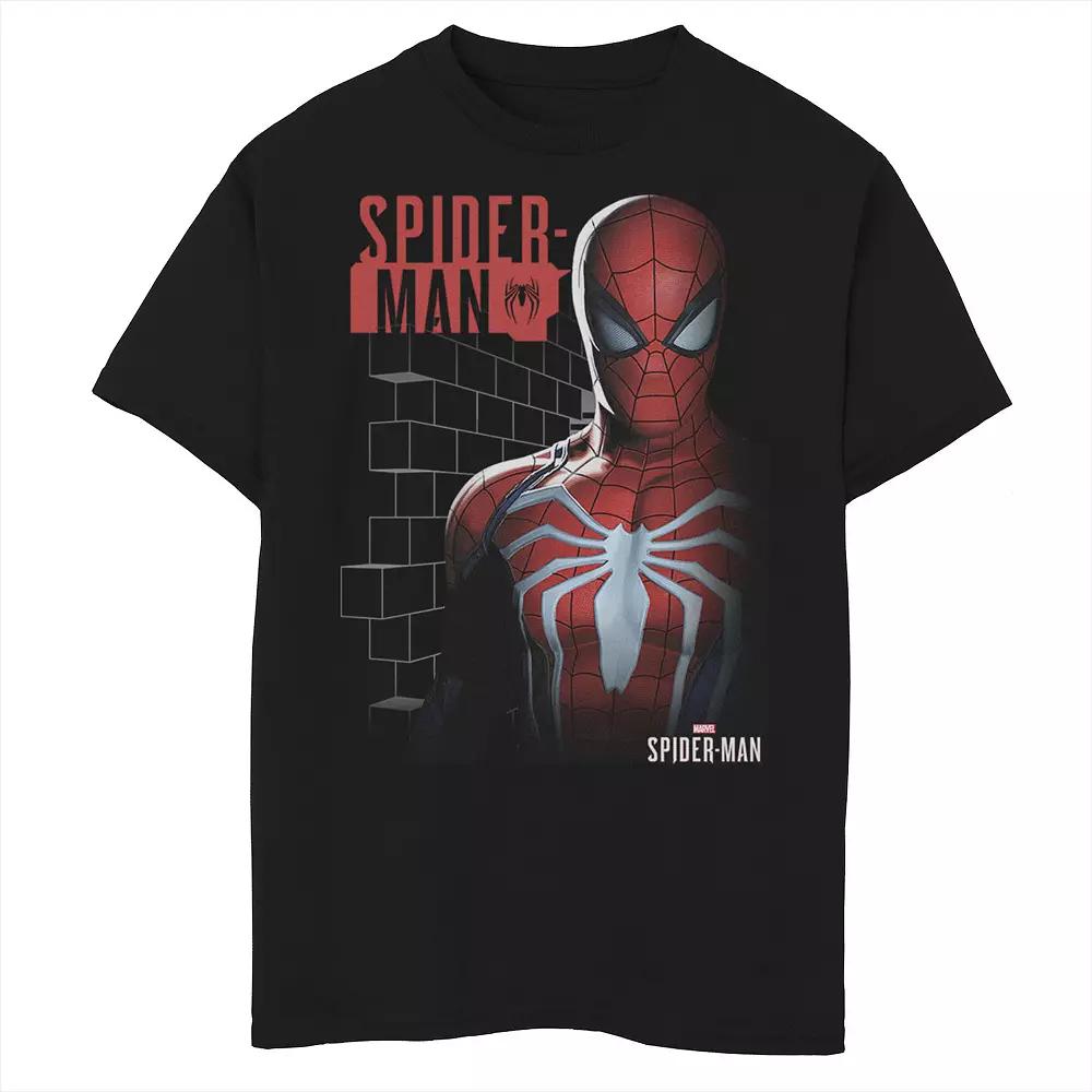 Boys 6-20 Marvel's Spider-Man Game Brick Portrait Graphic Tee, Boy's,  Product Image