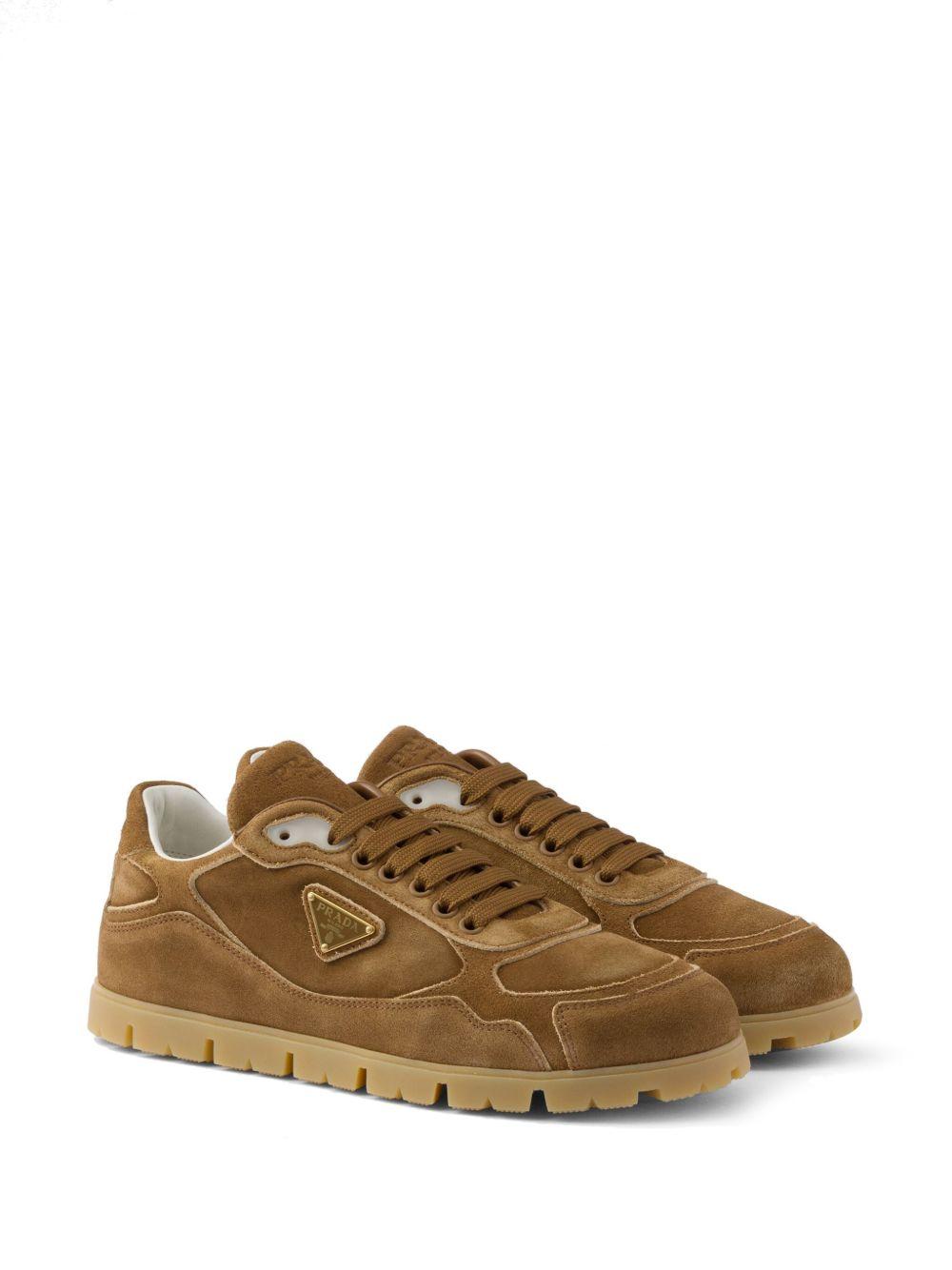 Faded suede sneakers Product Image