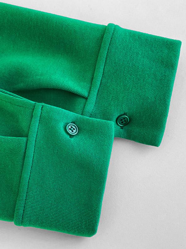 3 Colors Loose Casual Solid Color Split-Side T-Shirt Top Product Image