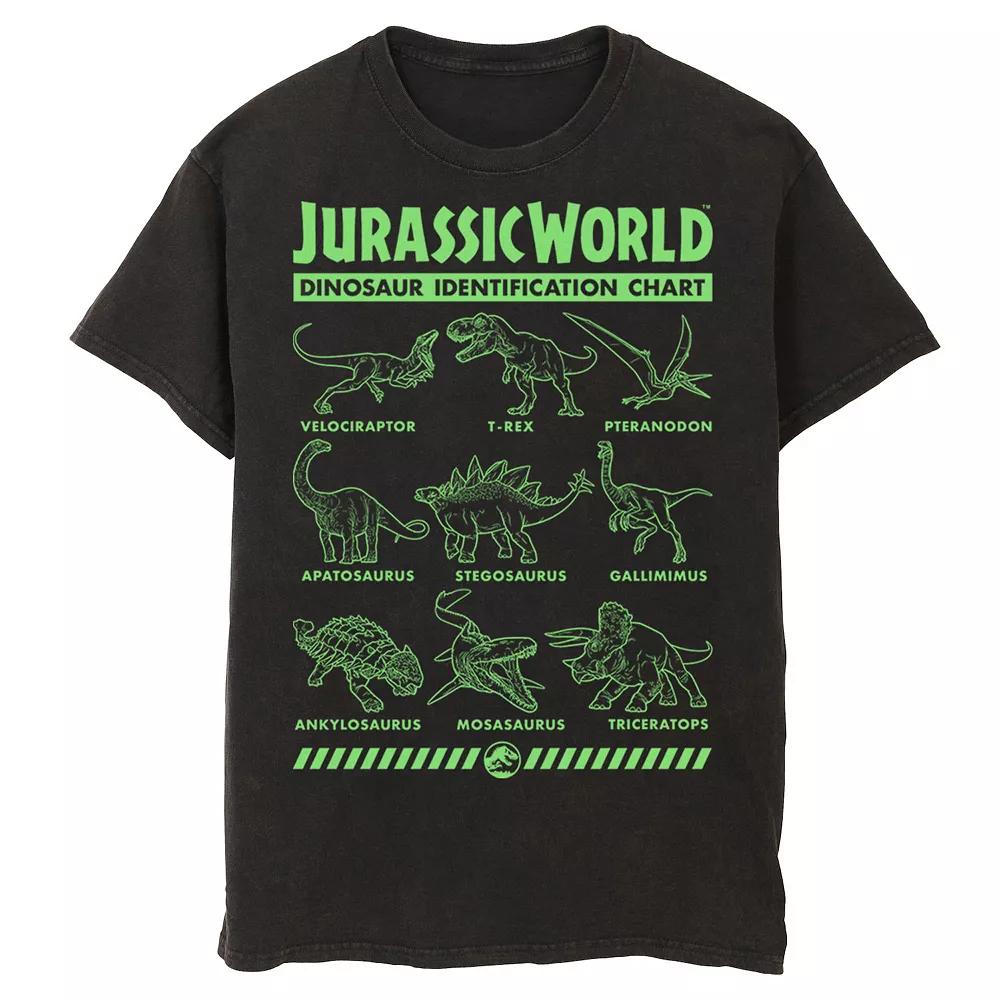 Men's Jurassic World Two Dino Gradient ID Chart Tee,  Product Image