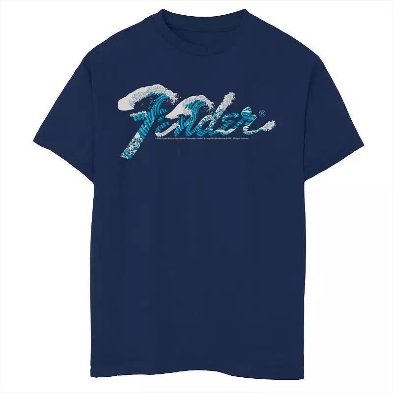 Boys 8-20 Fender Wah Wah Wave Logo Tee, Boy's,  Product Image