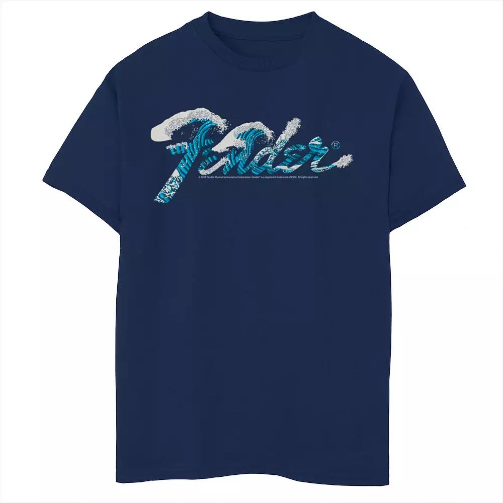 Boys 8-20 Fender Wah Wah Wave Logo Tee, Boy's,  Product Image