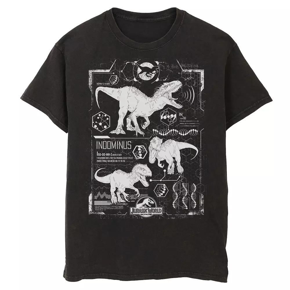 Mens Jurassic World Indominus Rex Schematic Tee, Men's,  Product Image