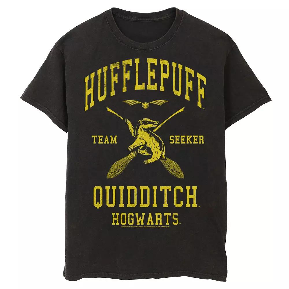 Men's Harry Potter Deathly Hallows 2 Hufflepuff Quidditch Tee,  Product Image
