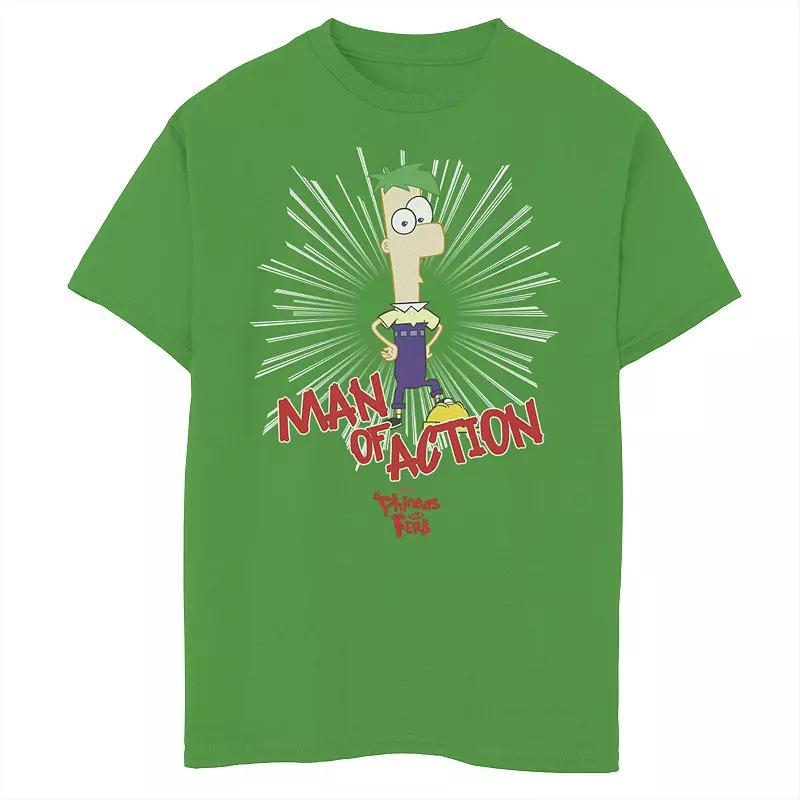 Disney's Phineas & Ferb Boys 8-20 Man Of Action Graphic Tee, Boy's,  Product Image
