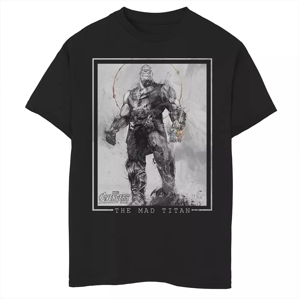 Men's Marvel Avengers Infinity War Thanos The Mad Titan Graphic Tee,  Product Image