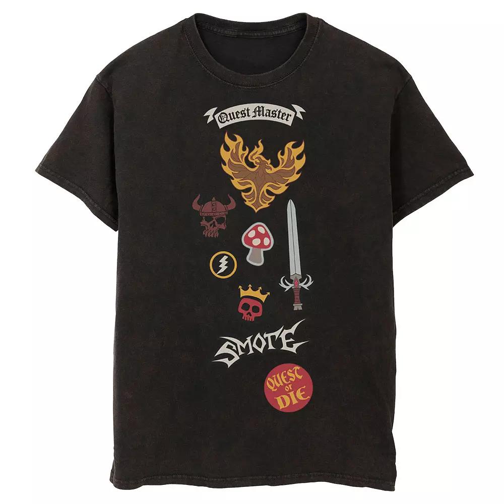 Men's Disney Pixar Onward Barley Vest Patches Tee,  Product Image