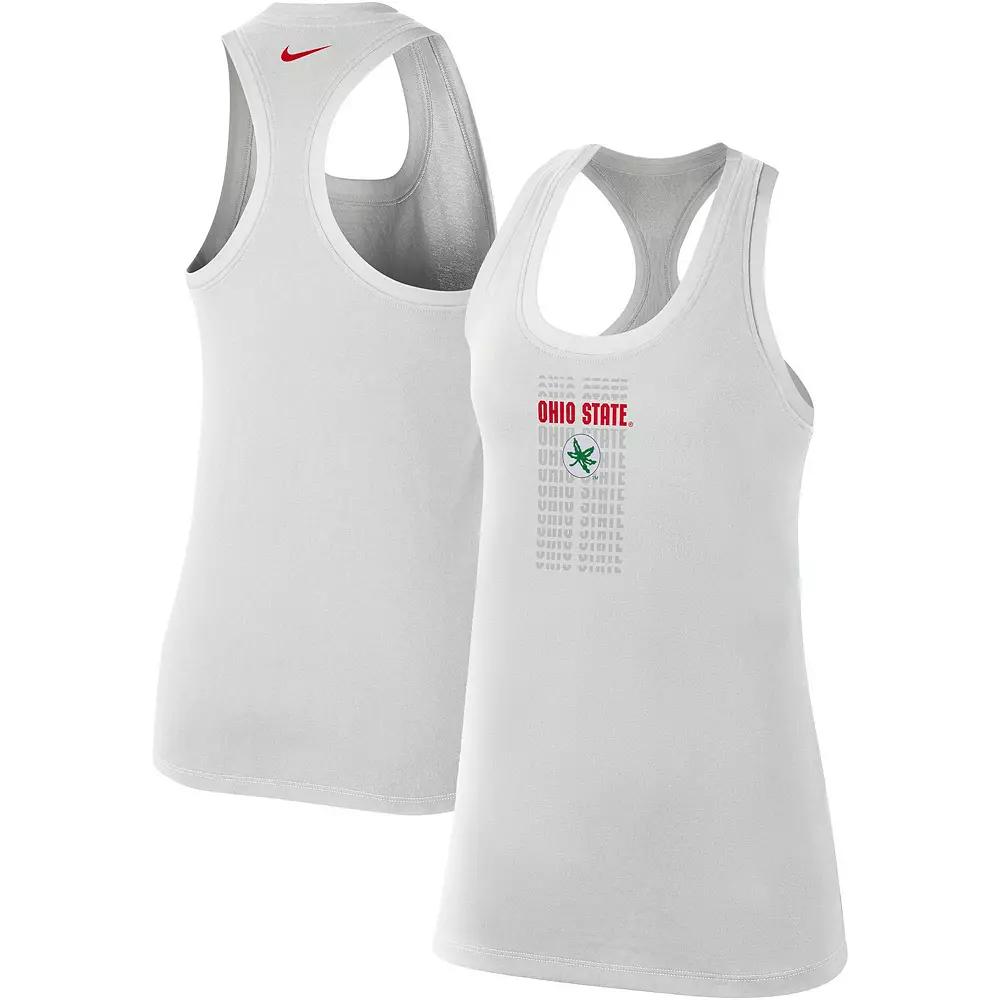 Women's Nike  Gray Ohio State Buckeyes Game Time Tank Top, Size: Small, Grey Product Image