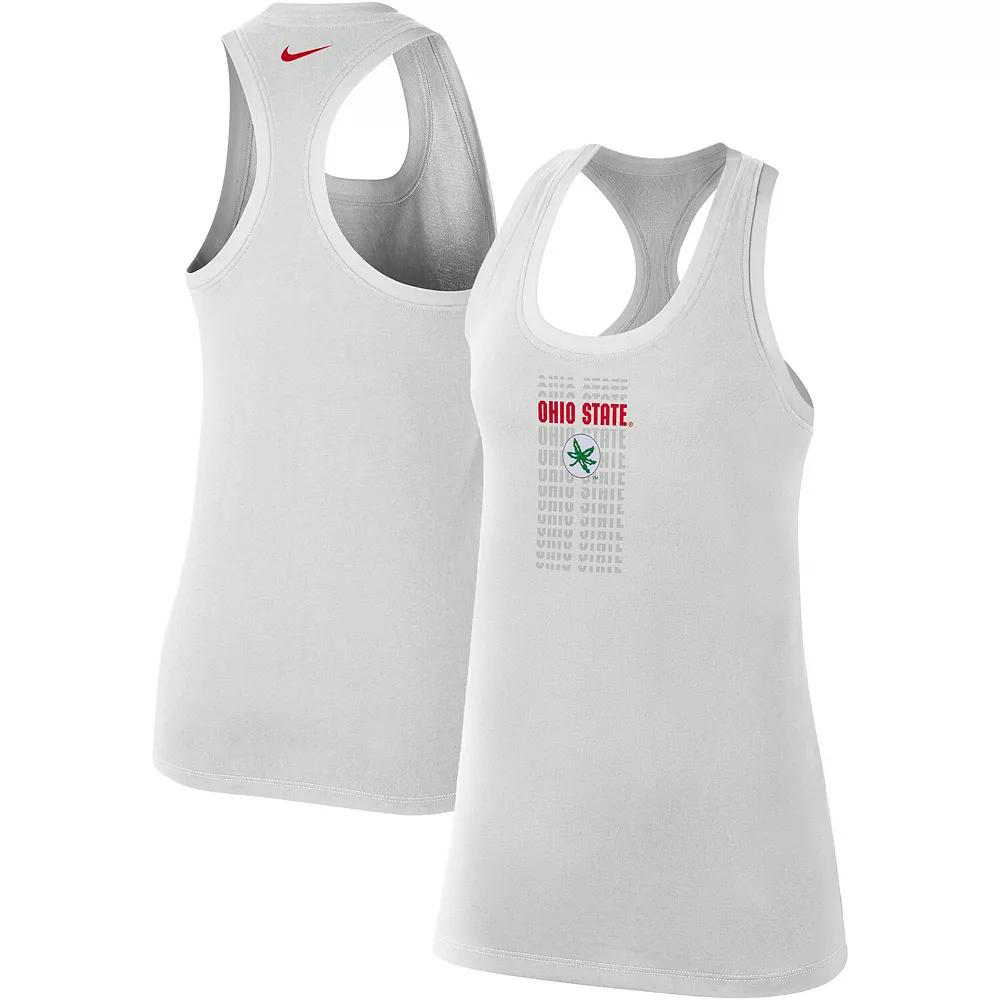 Women's Nike  Gray Ohio State Buckeyes Game Time Tank Top, Size: Small, Grey Product Image