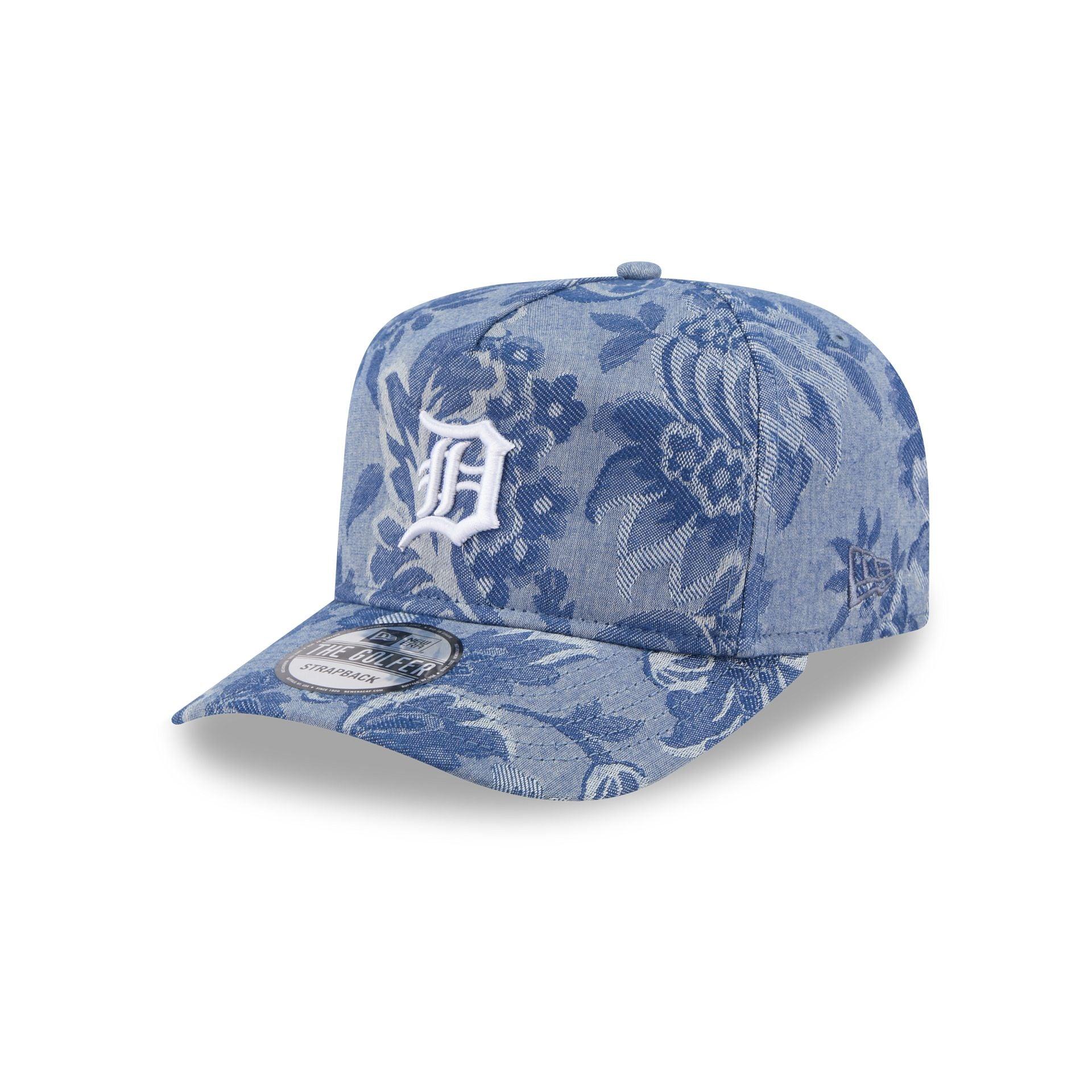 Detroit Tigers Denim Jacquard Golfer Hat Male Product Image