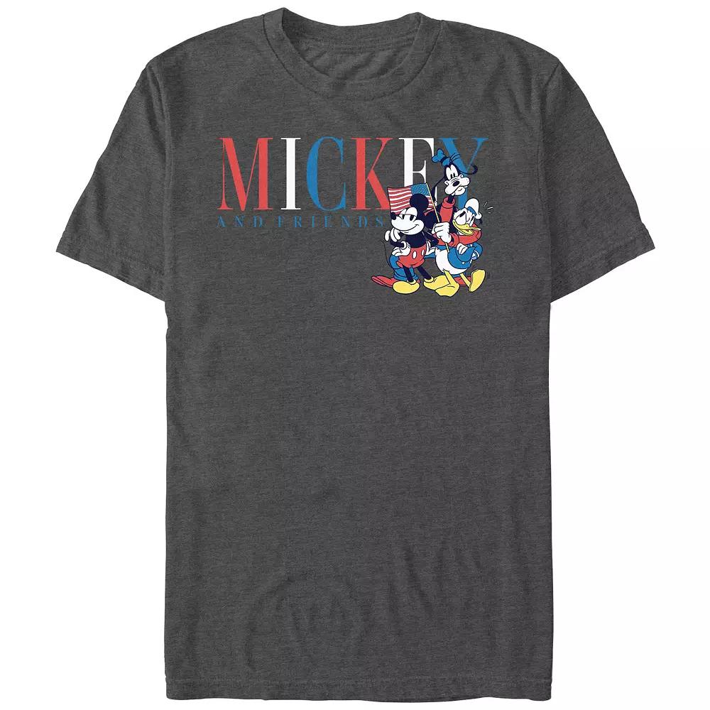 Disney's Mickey Mouse And Friends Americana Men's Graphic Tee,  Product Image