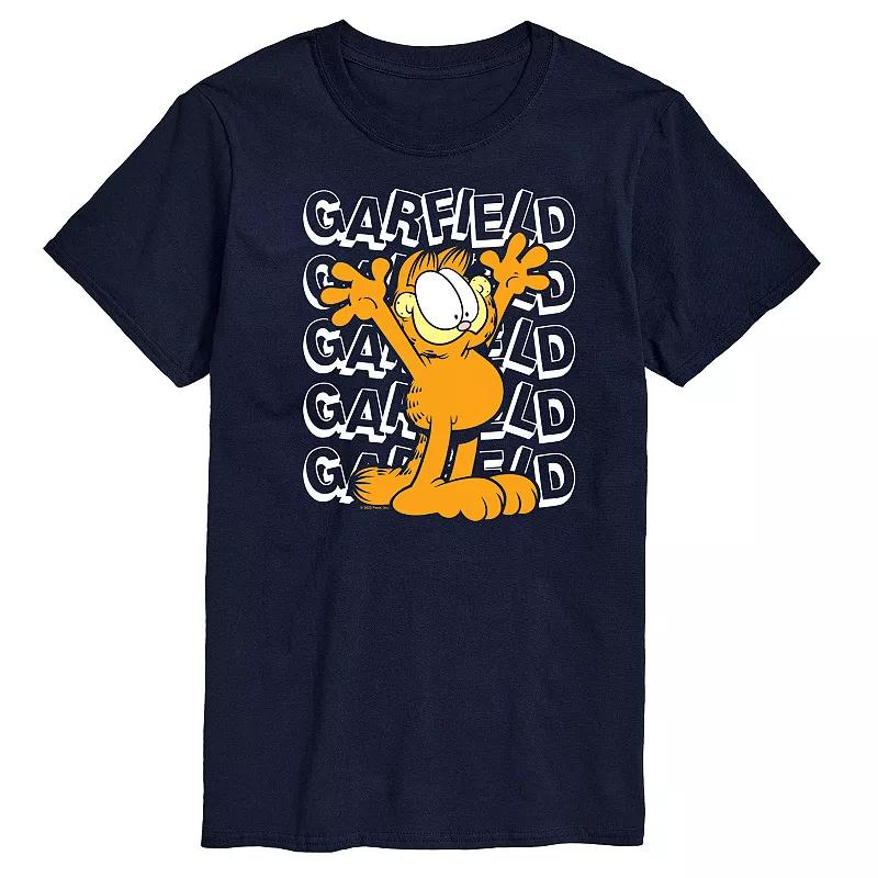 Men's Garfield Repeated Graphic Tee,  Product Image