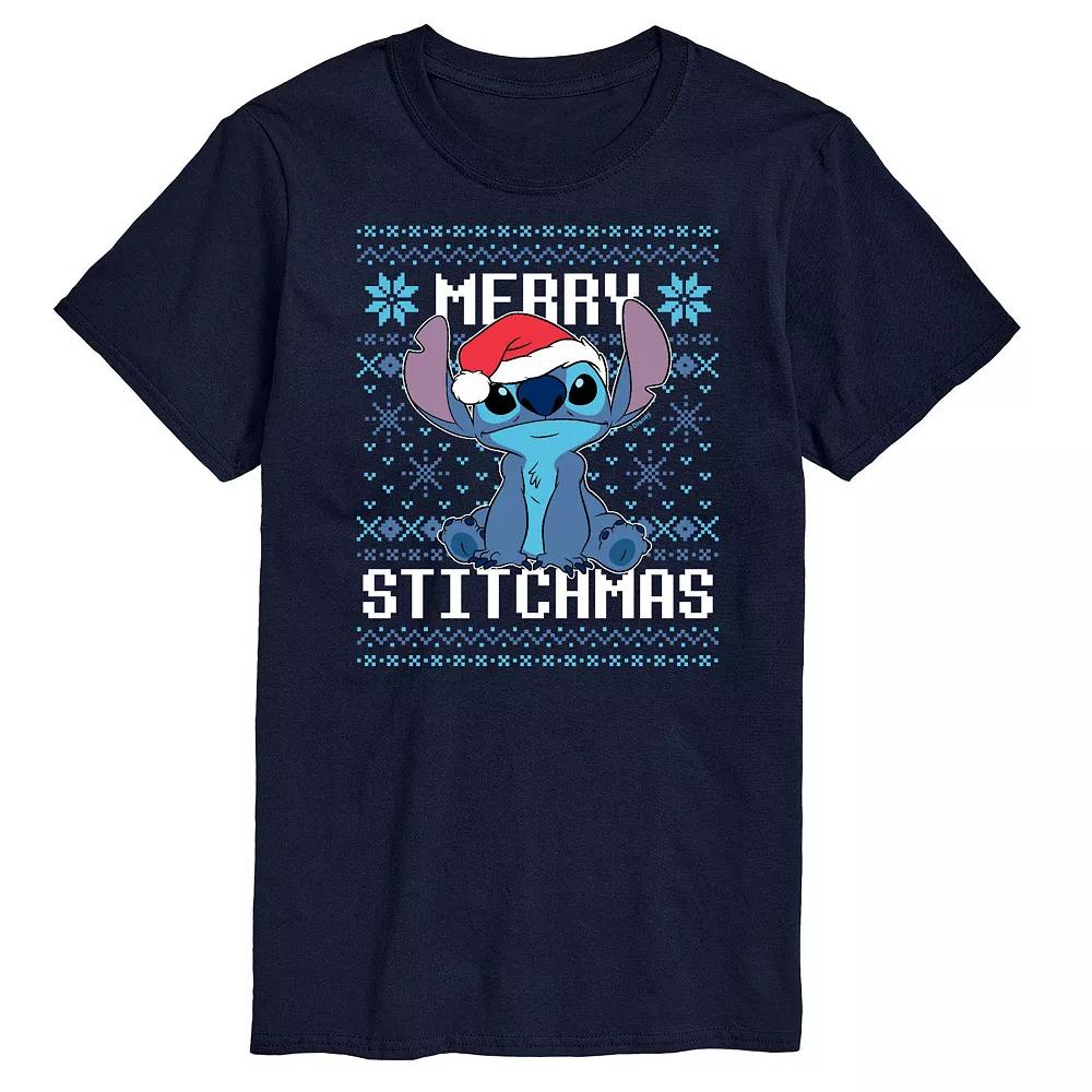Disney's Lilo & Stitch Big & Tall Merry Stitchmas Graphic Tee, Men's,  Product Image