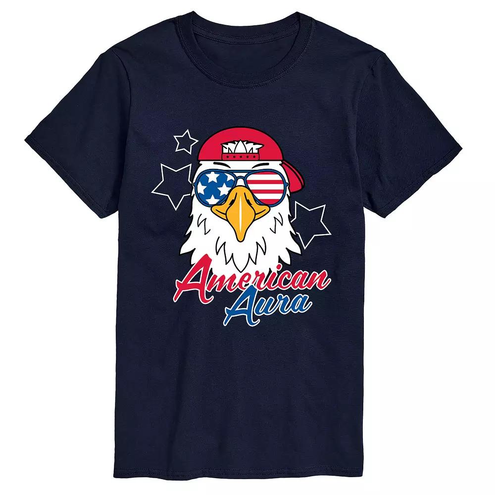 Big & Tall American Aura Bald Eagle Graphic Tee, Men's,  Product Image