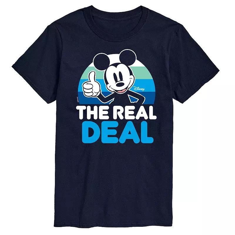 Disney's Mickey Mouse Big & Tall Real Deal Graphic Tee, Men's,  Product Image