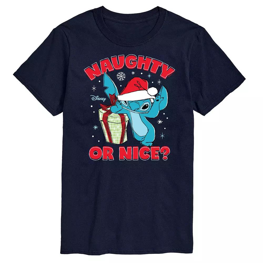 Disney's Lilo & Stitch Men's Naughty Or Nice Graphic Tee,  Product Image