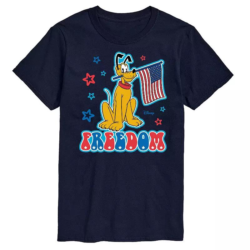 Disneys Pluto Mens Freedom Graphic Tee Product Image
