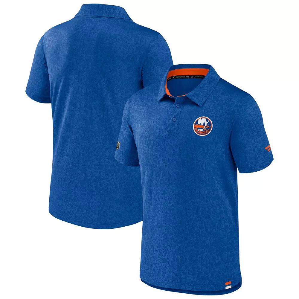 Men's Fanatics Branded Black Los Angeles Kings Authentic Pro Jacquard Polo,  Product Image