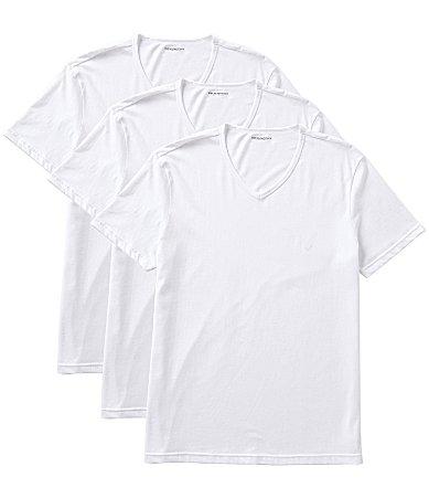 Emporio Armani Pure Cotton V-Neck T-Shirts - Pack of 3 Product Image