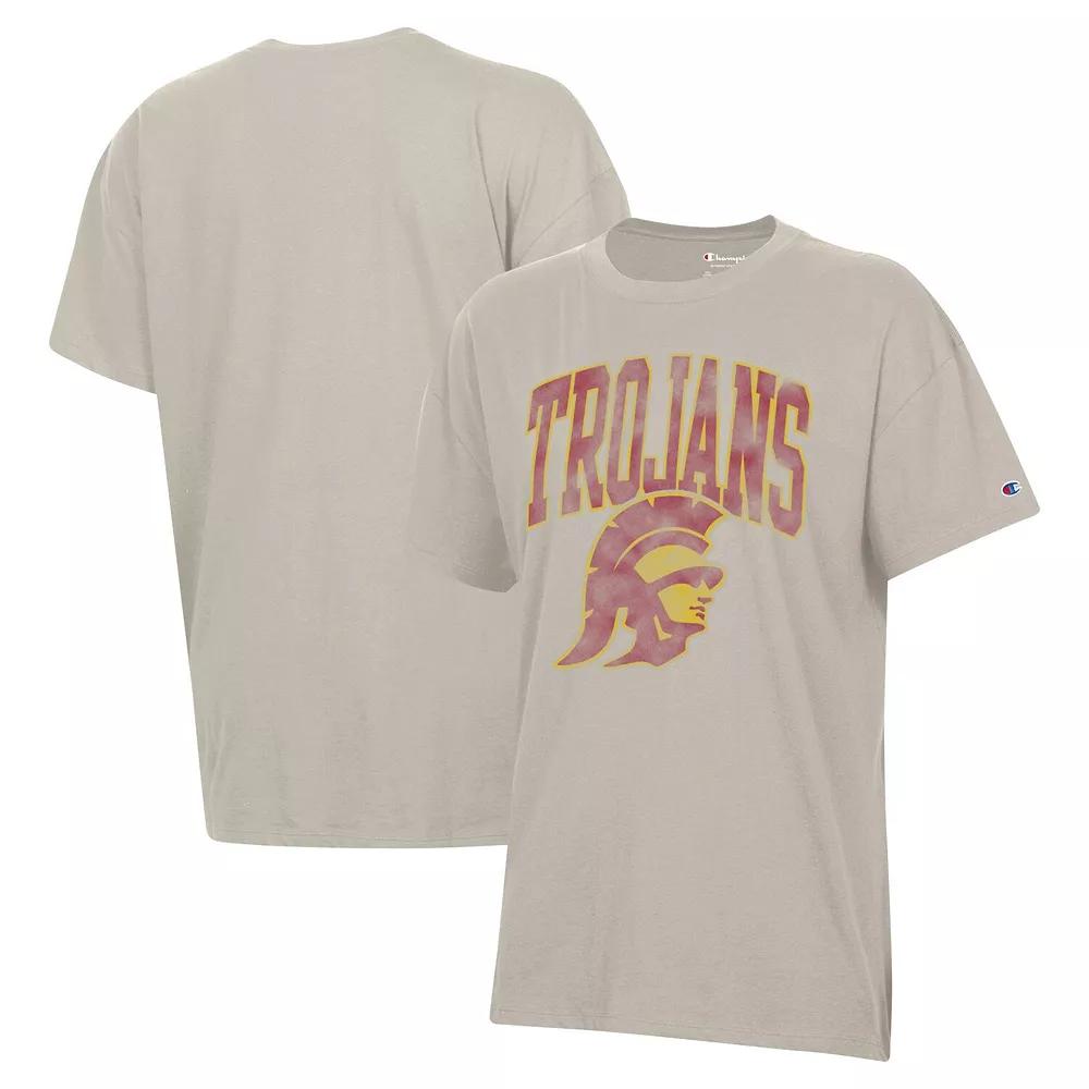 Women's Champion Tan USC Trojans Core Oversized T-Shirt, Size: Small, Team Product Image