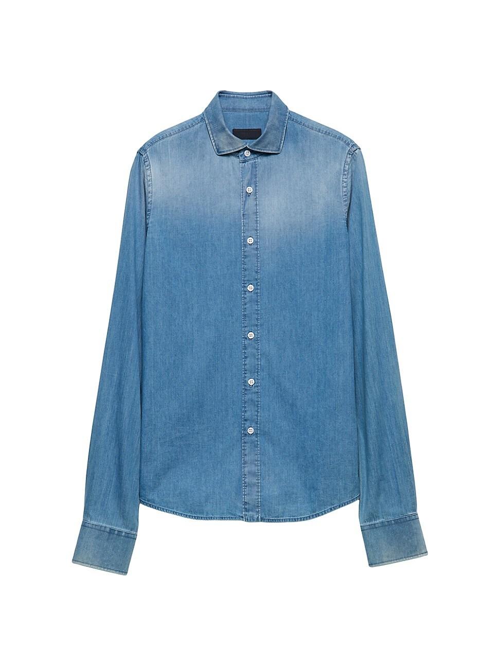 Mens Lightweight Denim Shirt Product Image