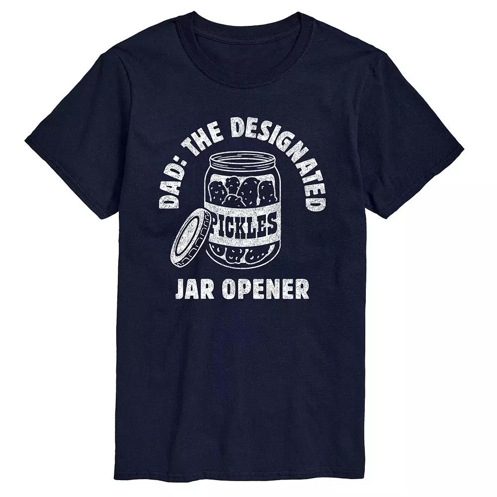 Big & Tall Dad The Designated Jar Opener Graphic Tee, Men's,  Product Image