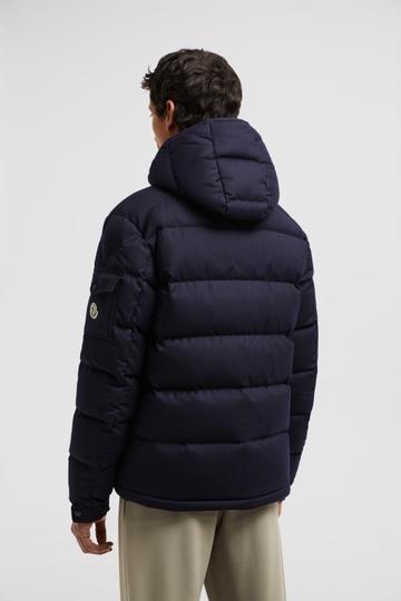 MONCLER Montgenevre Wool Down Jacket In Navy Product Image