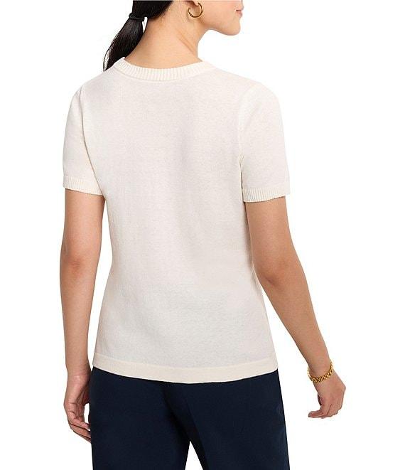 NIC + ZOE Easy Knit Scoop Neck Short Sleeve Tee Product Image