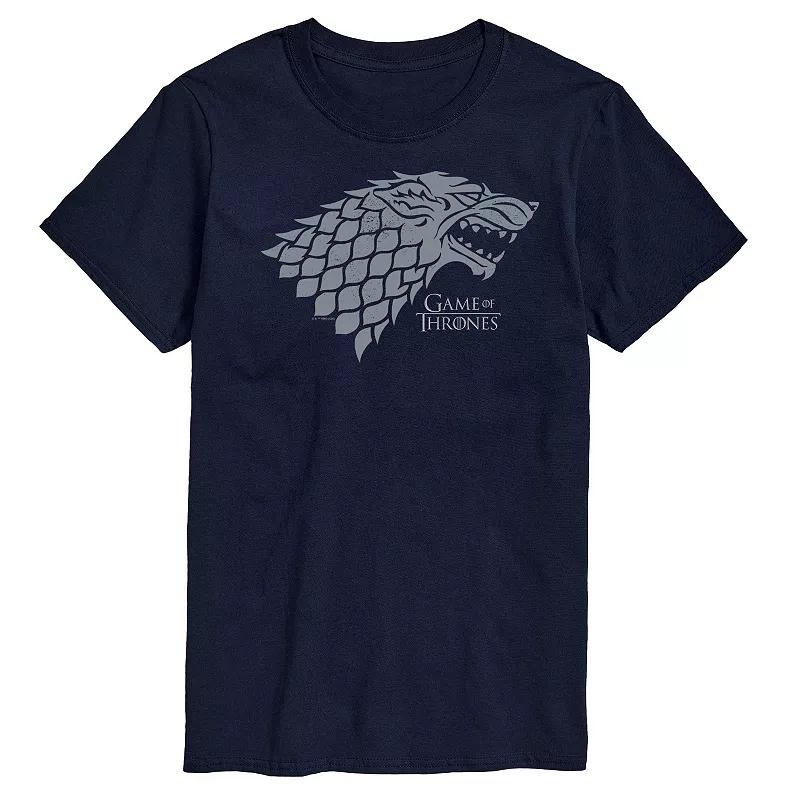 Men's Game Of Thrones Stark Wolf Head Graphic Tee,  Product Image