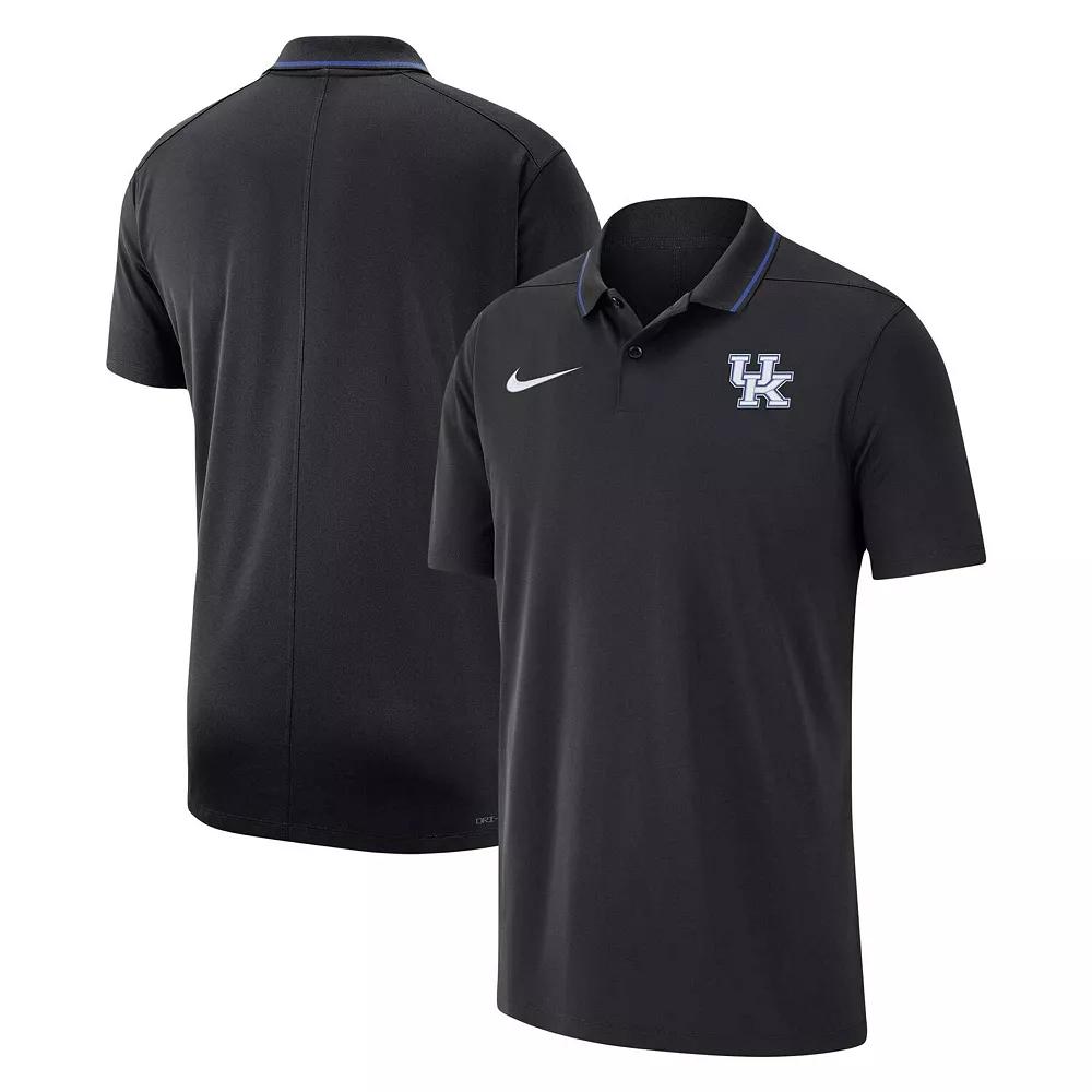 Men's Nike Black Kentucky Wildcats 2023 Coaches Performance Polo, Size: Small Product Image