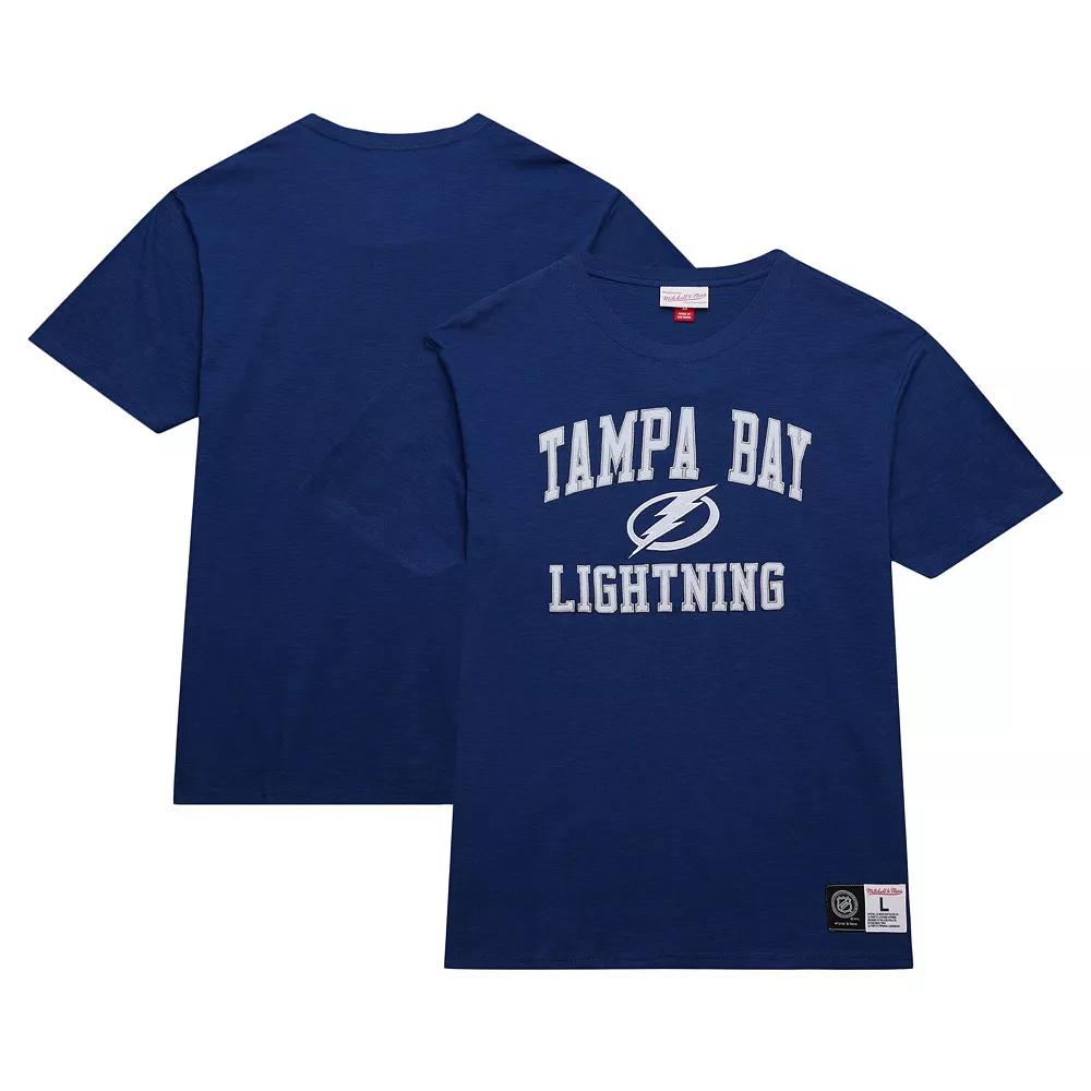 Men's Mitchell & Ness Blue Tampa Bay Lightning Legendary Slub T-Shirt,  Product Image