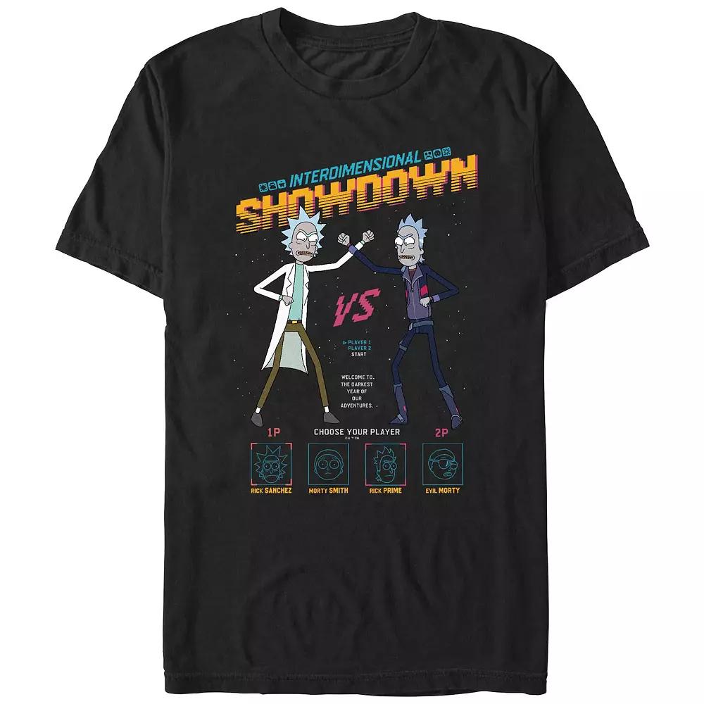 Men's Rick And Morty Interdimensional Showdown Graphic Tee,  Product Image