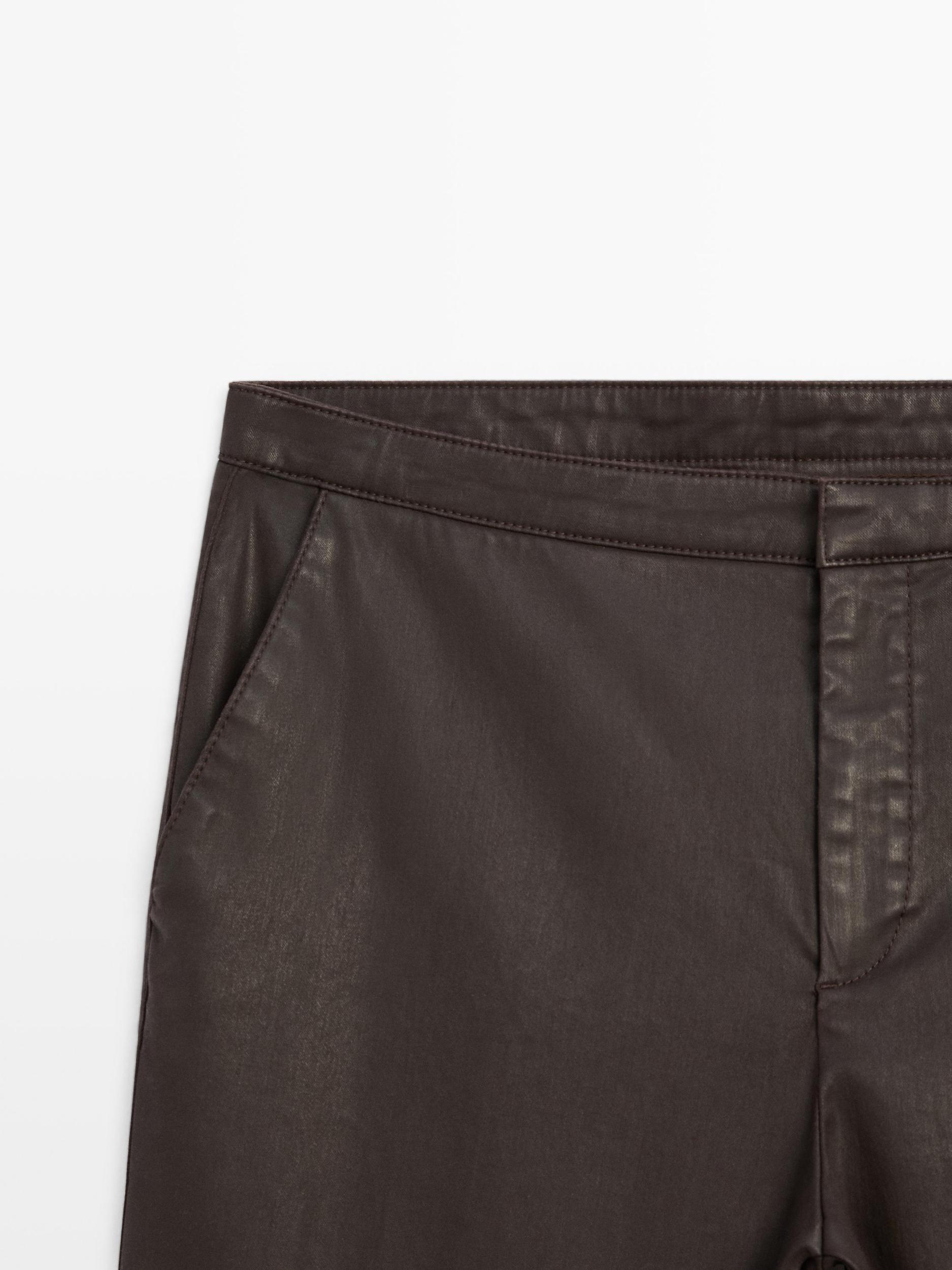 Flared cropped trousers Product Image