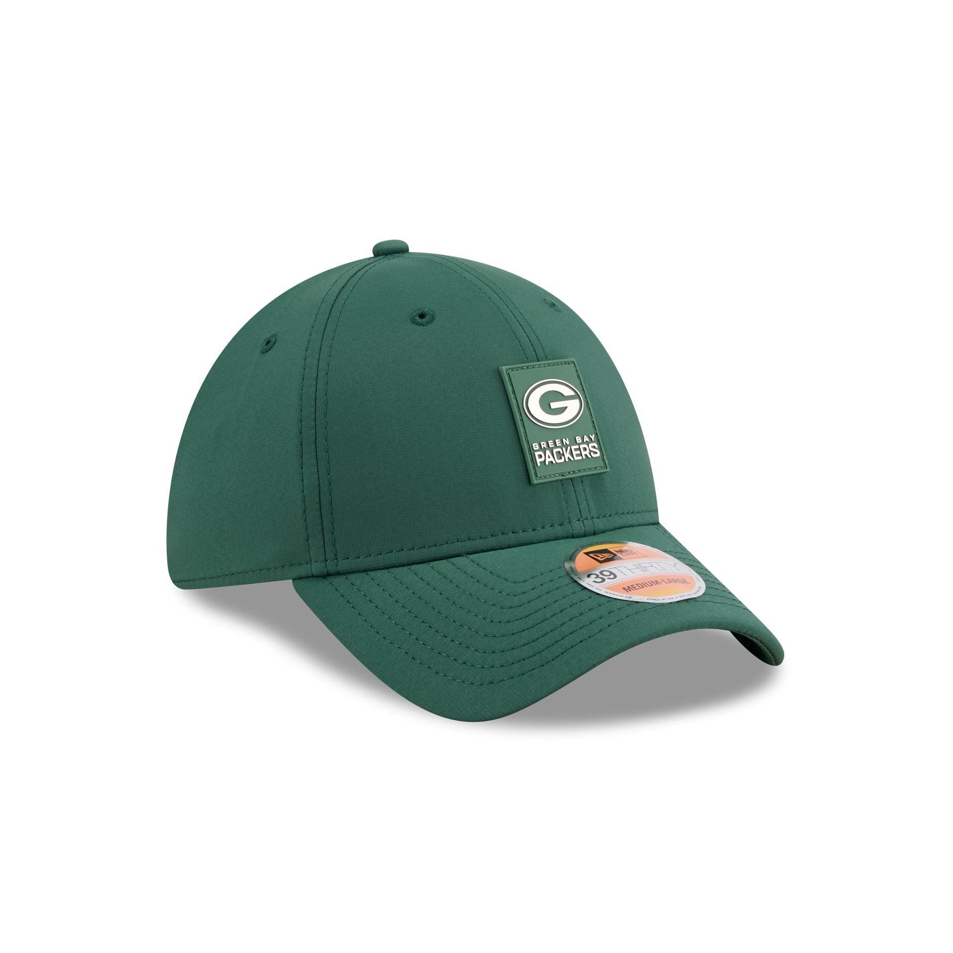 Green Bay Packers 2025 Sideline Hot Weather 39THIRTY Stretch Fit Hat Male Product Image