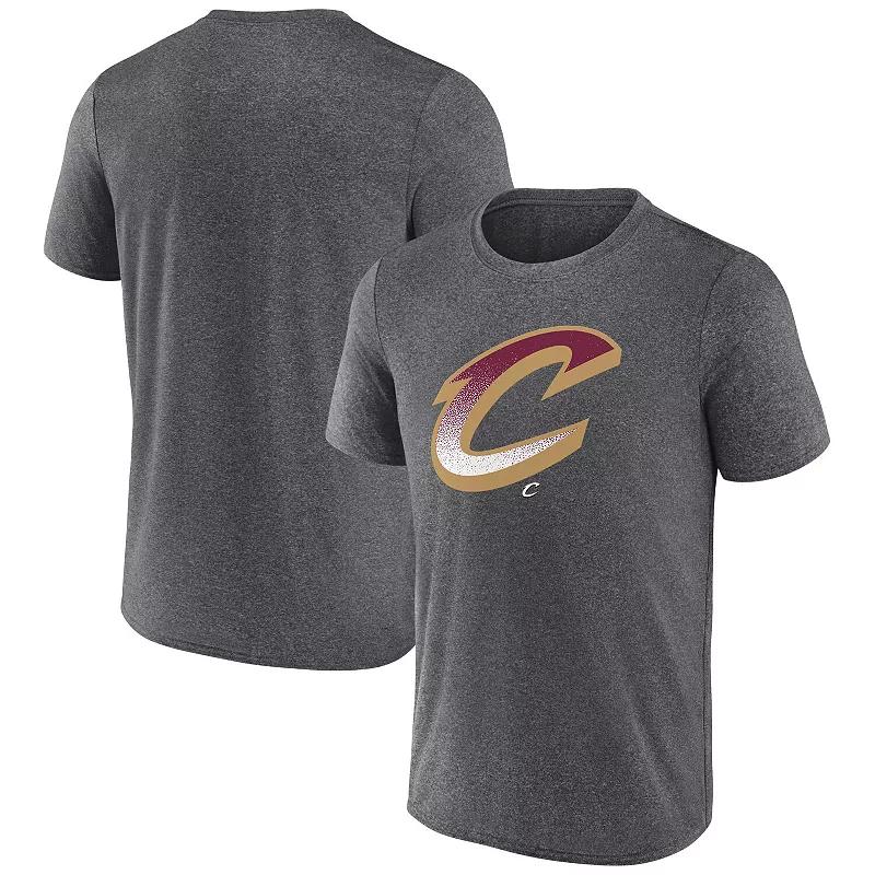 Men's Fanatics Heather Charcoal Cleveland Cavaliers Iconic Overtime T-Shirt, Size: Medium Product Image