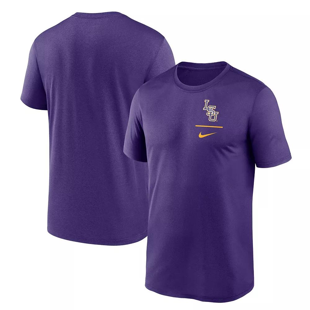 Men's Nike Purple LSU Tigers Lockup Legend T-Shirt, Size: Large Product Image