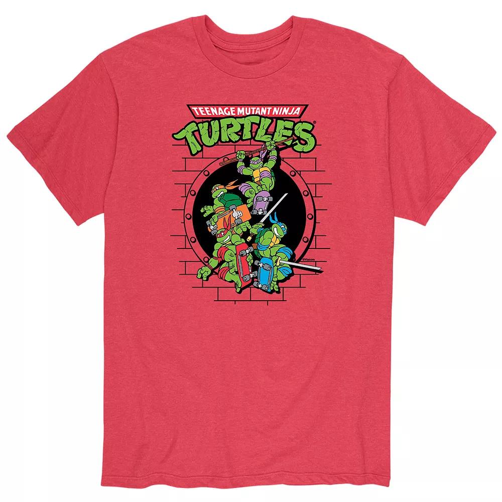 Men's Teenage Mutant Ninja Turtles Sewer Skateboard Tee,  Product Image