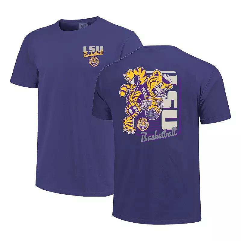 Men's Purple LSU Tigers Comfort Colors Mascot Dunk T-Shirt, Size: XL Product Image