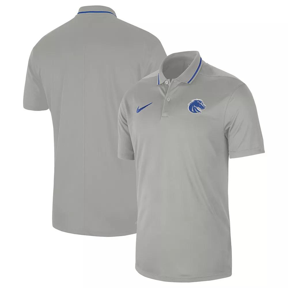 Men's Nike  Gray Boise State Broncos 2023 Sideline Coaches Performance Polo, Size: 2XL, Grey Product Image