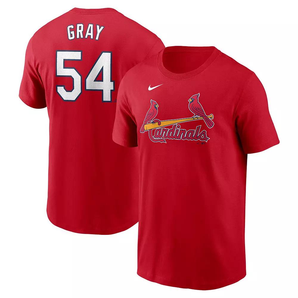 Men's Nike Sonny Gray Red St. Louis Cardinals Fuse Name & Number T-Shirt,  Product Image