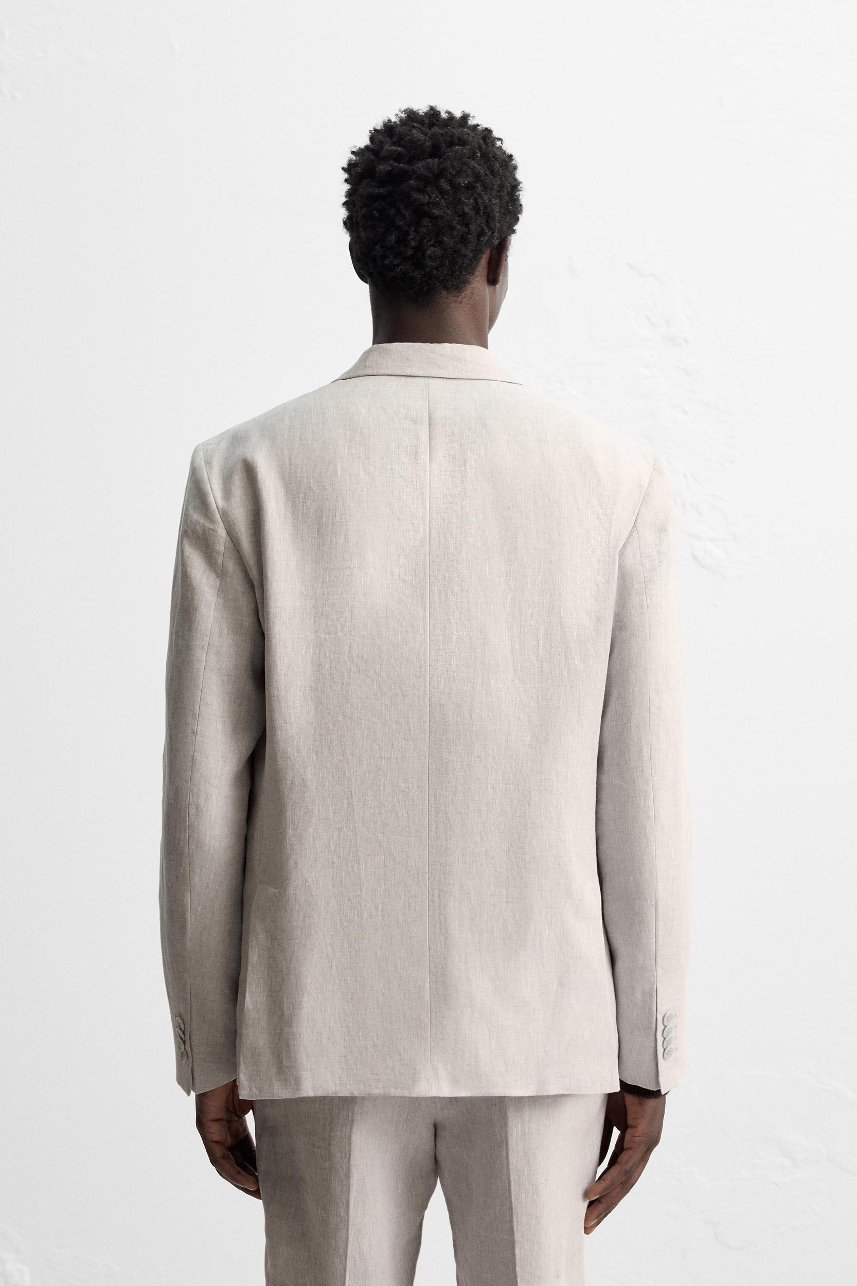 100% LINEN SUIT BLAZER Product Image